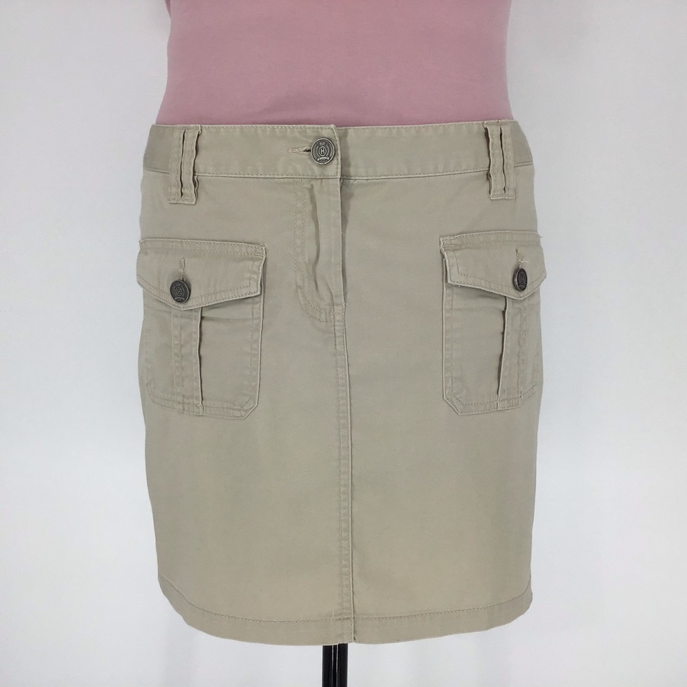 Tommy Hilfiger Chino Cargo Mini Skirt, 10
